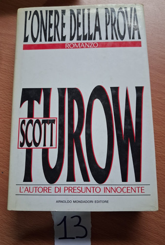 Libro romanzo onere della - romanzo,