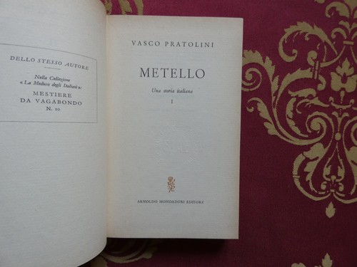 Pratolini metello mondadori - metello,