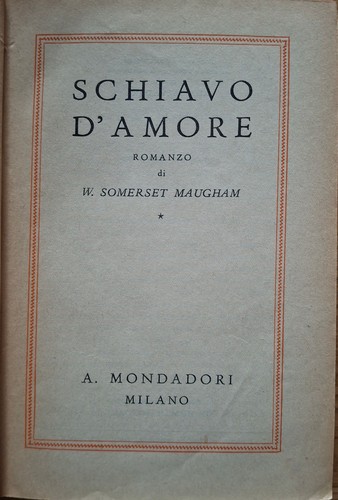 Schiavo amore sommerset - d'amore, di